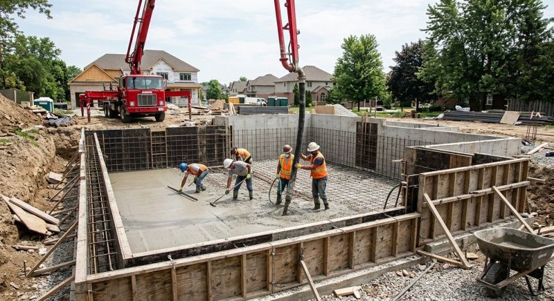 Basement Slab Installation in Warwick, RI