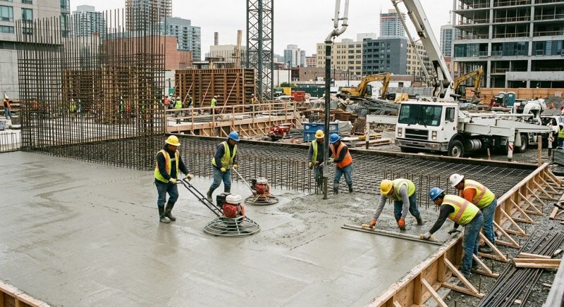 Commercial Slab Construction in Blackstone, MA