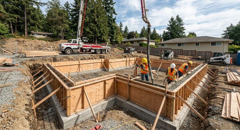 Concrete Foundation Installation in Bristol County, MA