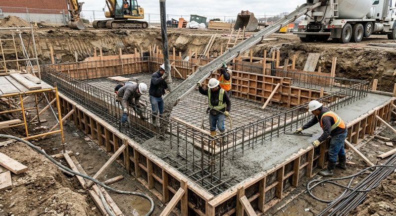 Concrete Foundation Pouring in Warwick, RI