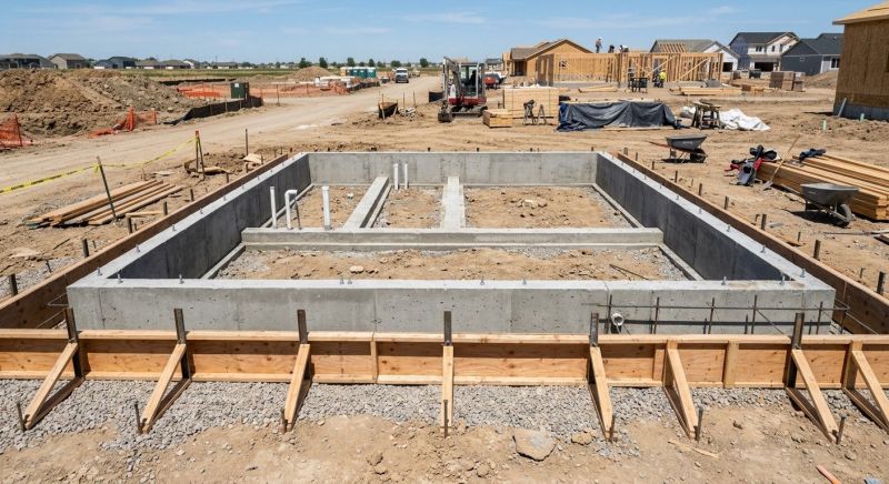 Foundation Construction in Exeter, RI