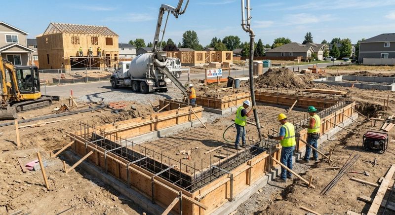 Foundation Construction in Oakland, RI