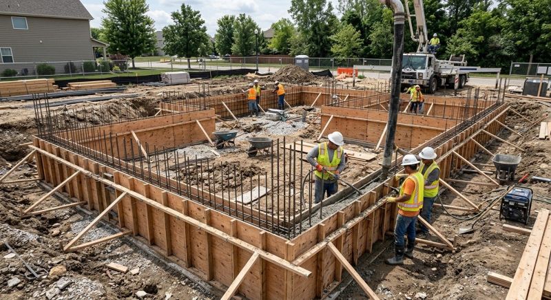 Foundation Construction in Warren, RI