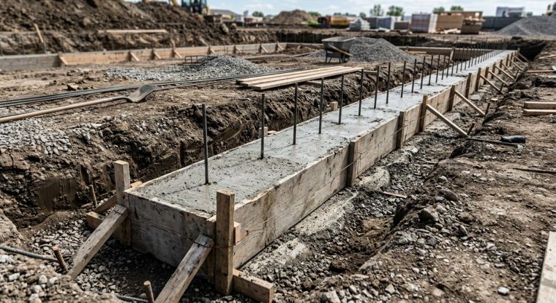 Foundation Footer Installation in Warwick, RI