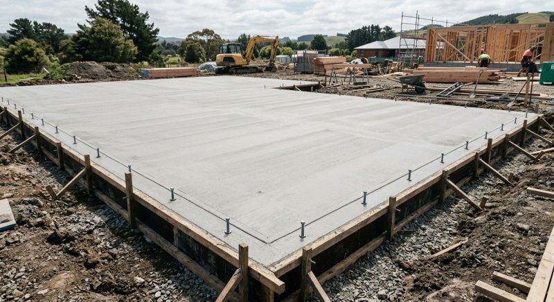 Foundation Slab Construction in Warwick, RI
