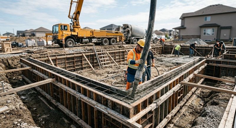Foundation Wall Pouring in Chepachet, RI
