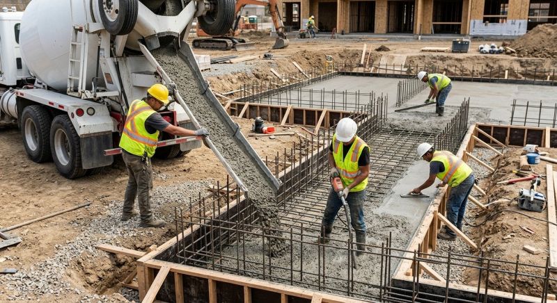 Foundation Wall Pouring in Danielson, CT